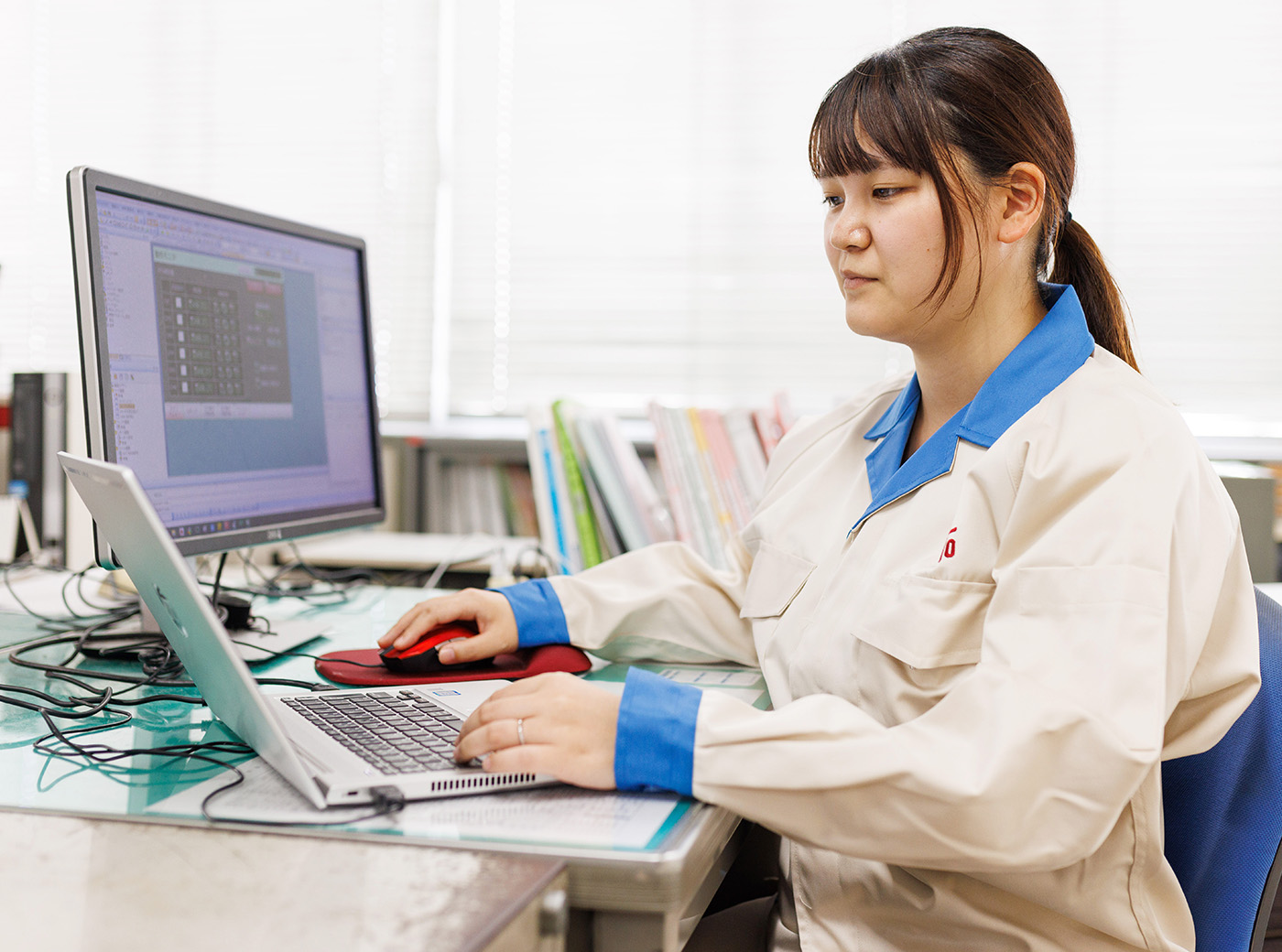 作業の様子