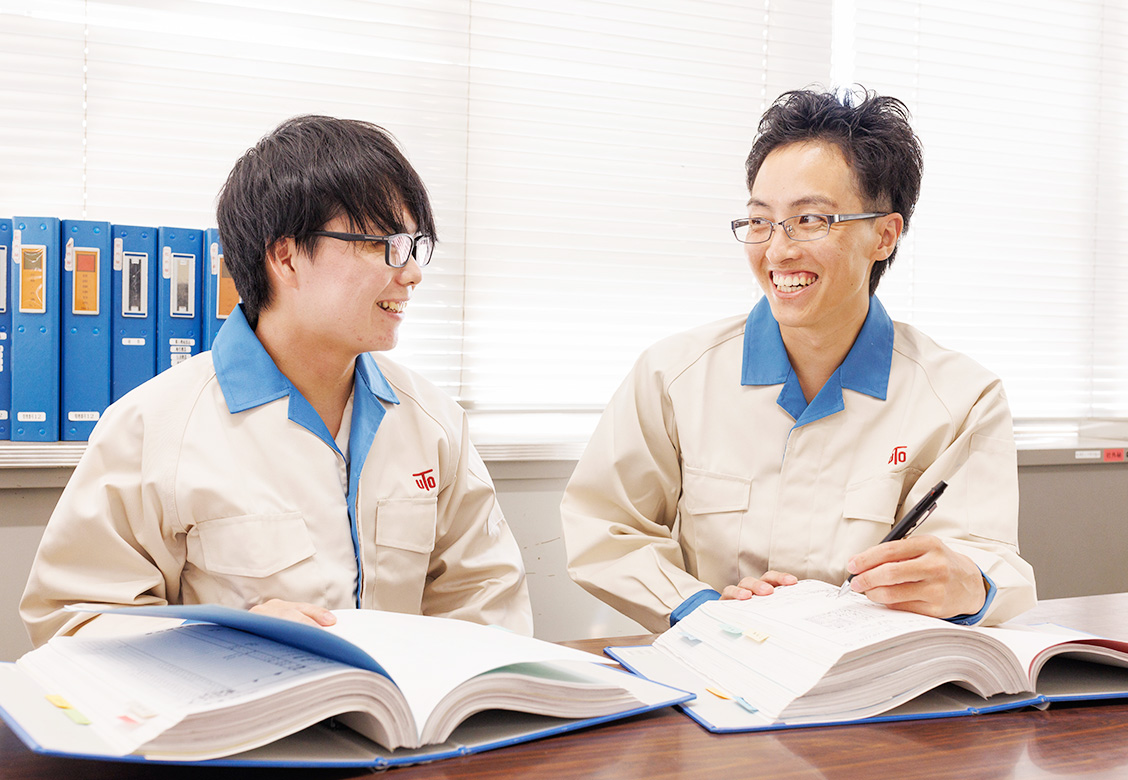 設計フロアの様子