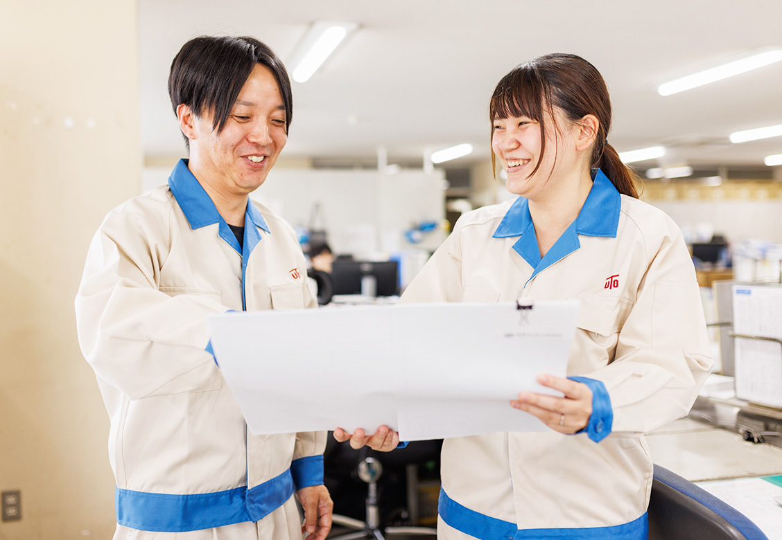 仕事の様子