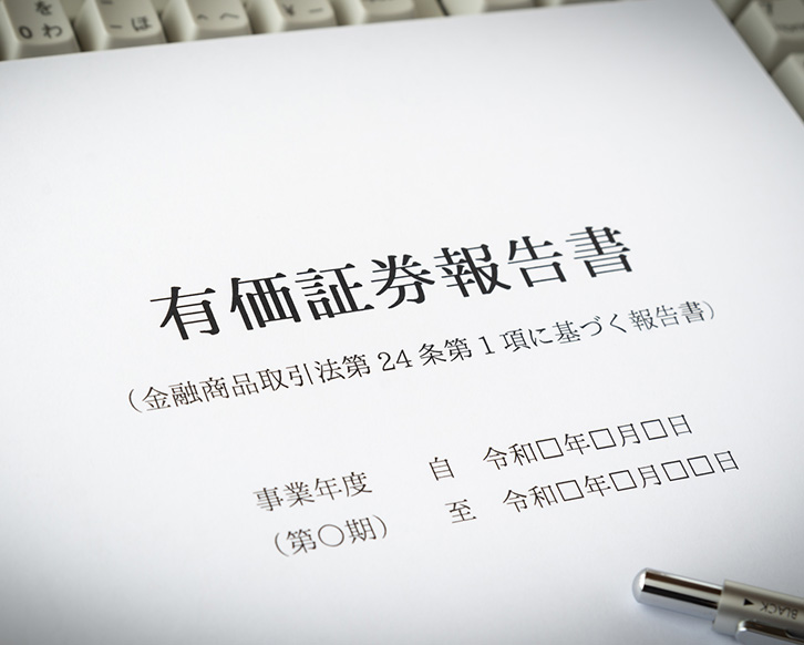 有価証券報告書 サムネイル画像