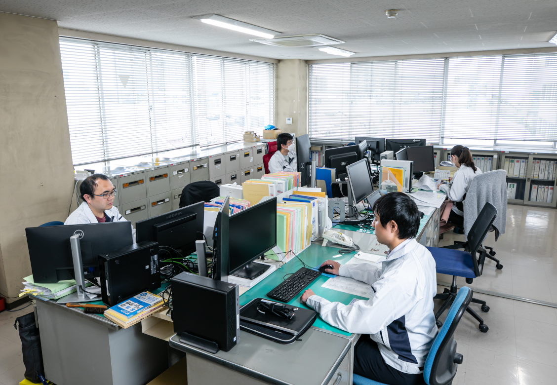 設計フロアの様子