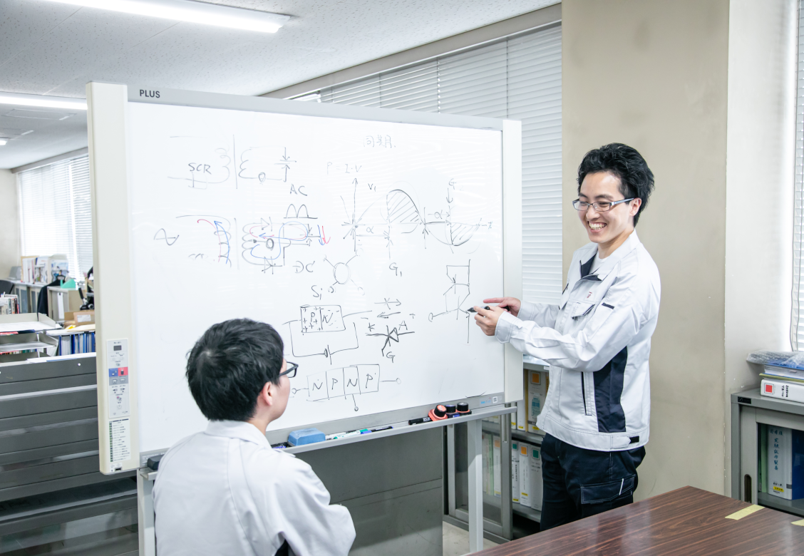 設計フロアの様子